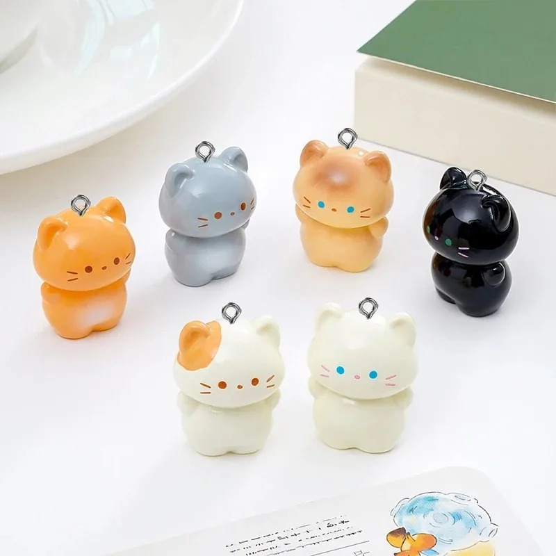Resin Art Jewelry Kit - 10 Pack Sweet 3D Standing Kitten