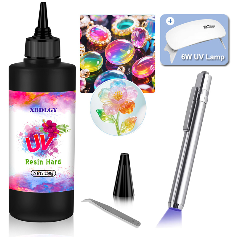 Resin Art Light - 200g/250g/500g UV Resin Hard Glue for