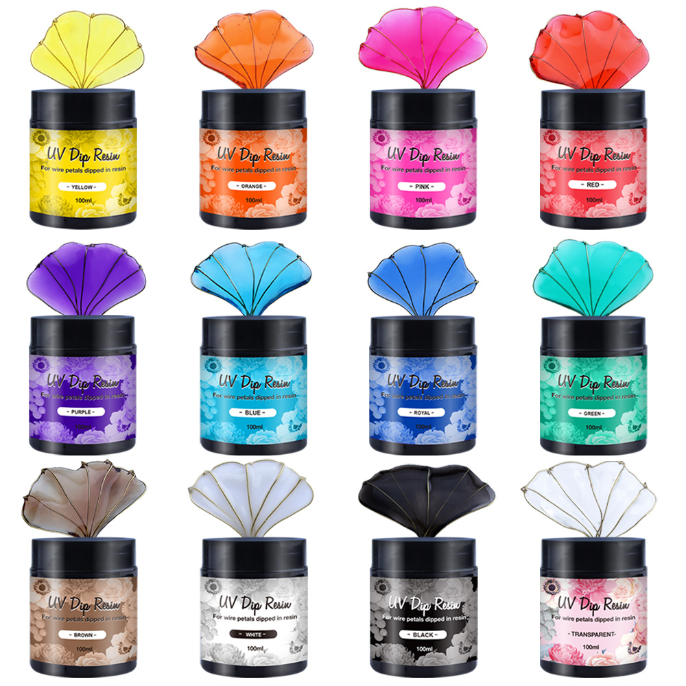 Resin Art Glue - 12 Colors UV Dipping Resin (Special