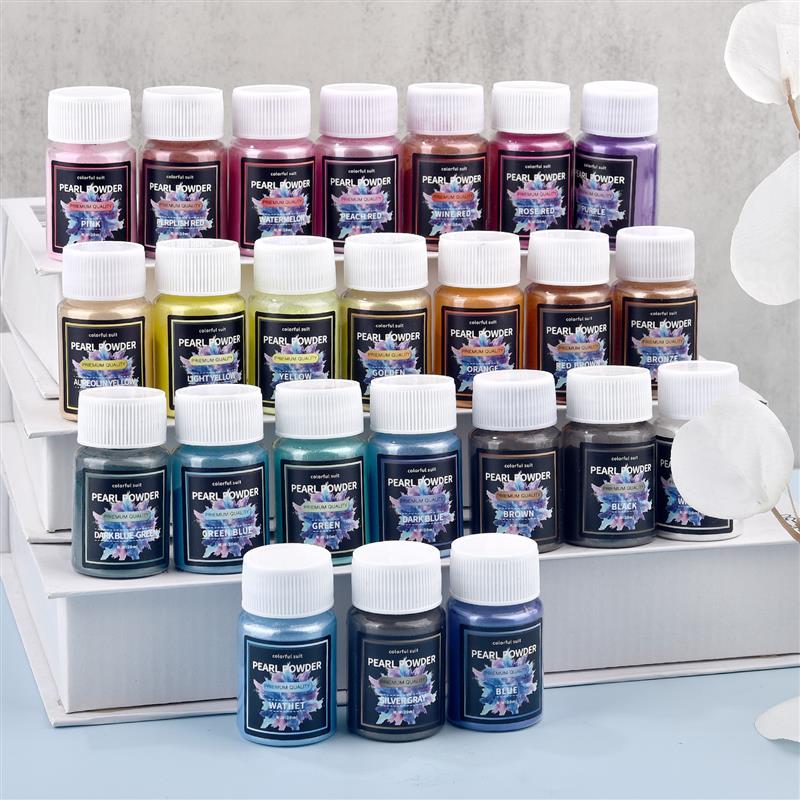 24Color 20ml Pearlescent Powde - огляд і ціна Pearl Powder Resin
