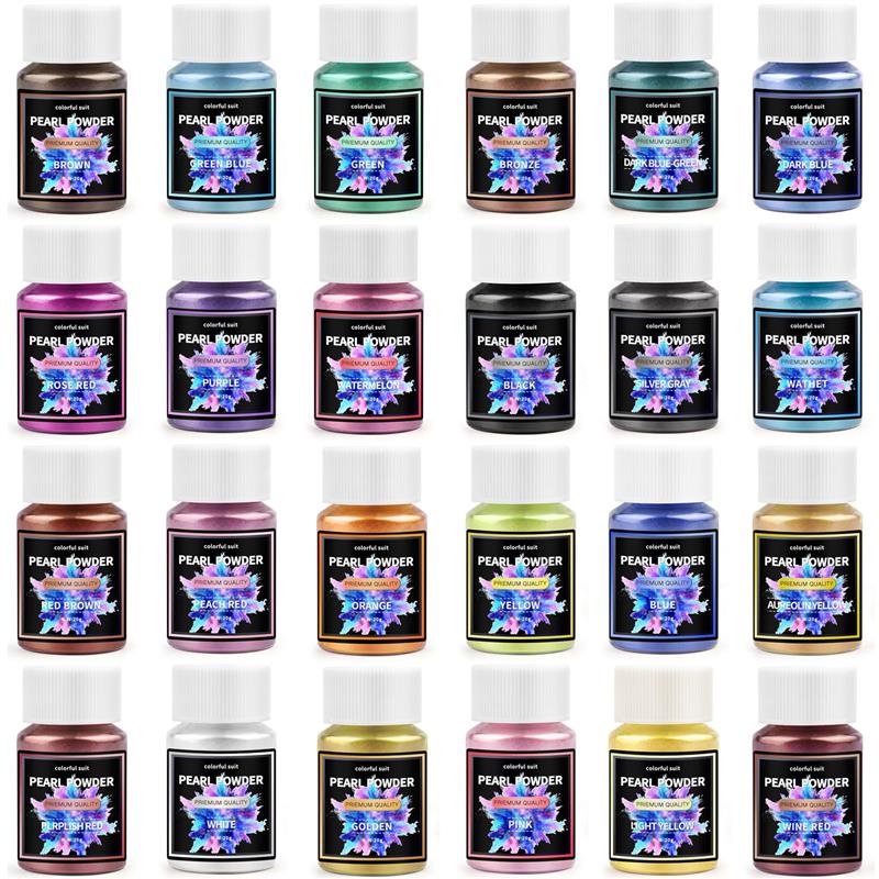 24Color 20ml Pearlescent Powde - огляд і ціна Pearl Powder Resin