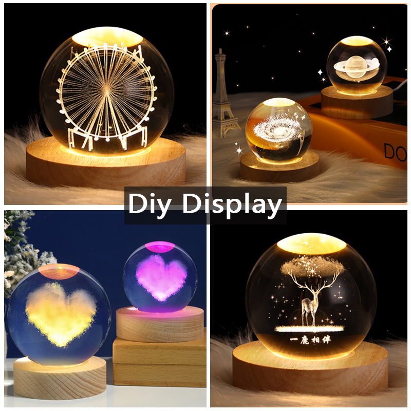 Resin Art Display Round Wood C - огляд і ціна Resin Art Light