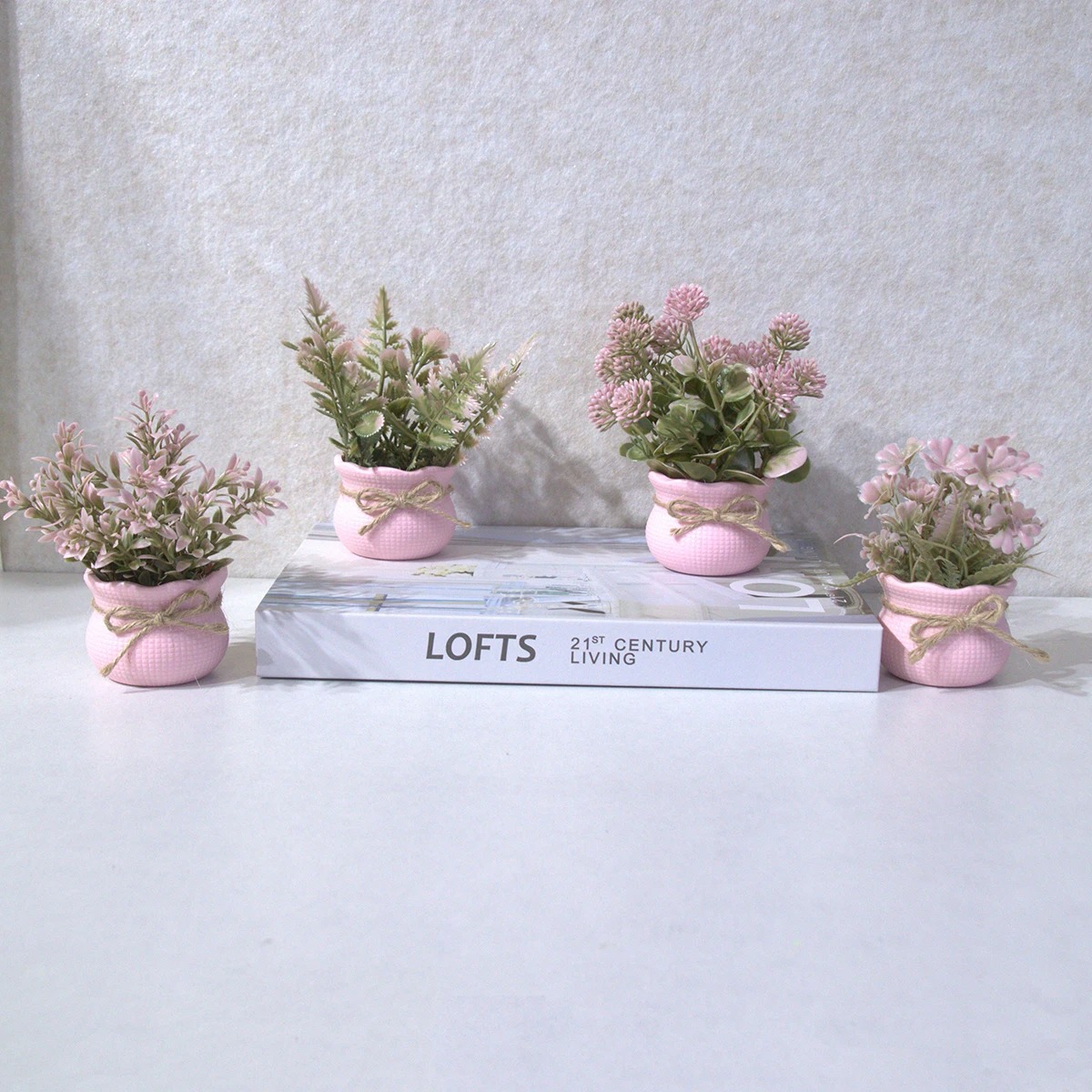 Mini Artificial Pink Series Fl - огляд і ціна Resin Art Tree