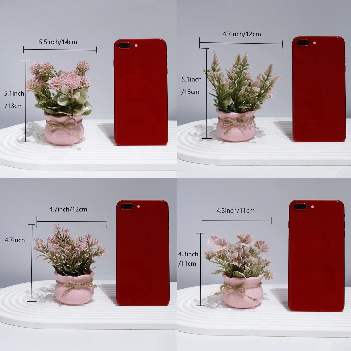 Mini Artificial Pink Series Fl - огляд і ціна Resin Art Tree