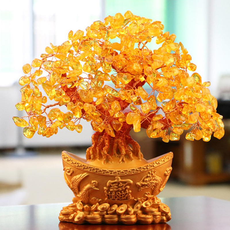 Lucky Money Tree Chinese Gold  - огляд і ціна Resin Art Tree