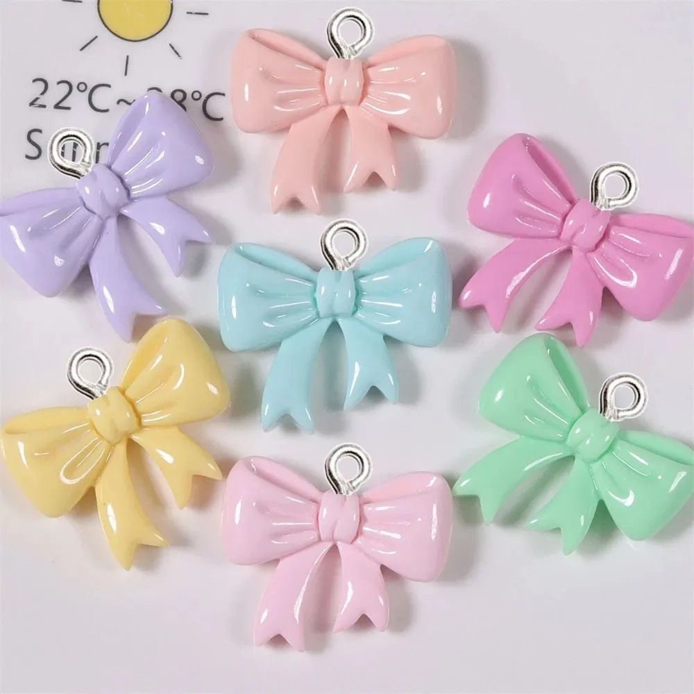 10 Pieces Candy Color Bow Resi - огляд і ціна Resin Art Jewelry Kit