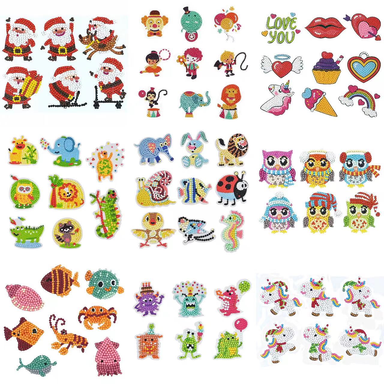 Diamond Painting Stickers 5D D - огляд і ціна Resin Art Kits