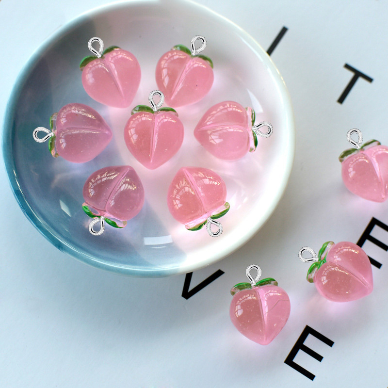 10Pcs New Transparent Peach Fl - огляд і ціна Resin Art Jewelry Kit