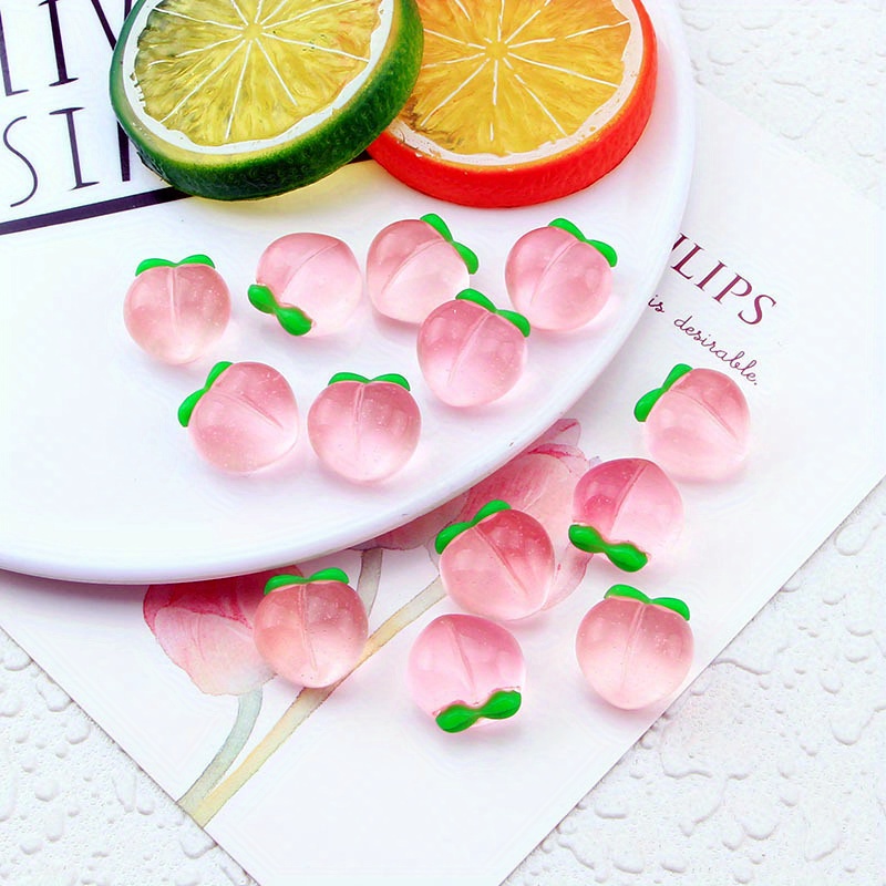 10Pcs New Transparent Peach Fl - огляд і ціна Resin Art Jewelry Kit