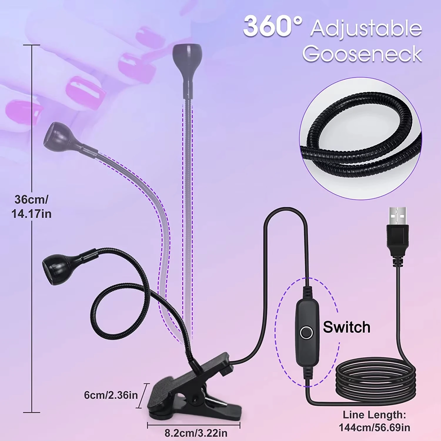 UV Nail Lamp 395nm Led Ultravi - огляд і ціна Uv Lamp Nail Resin