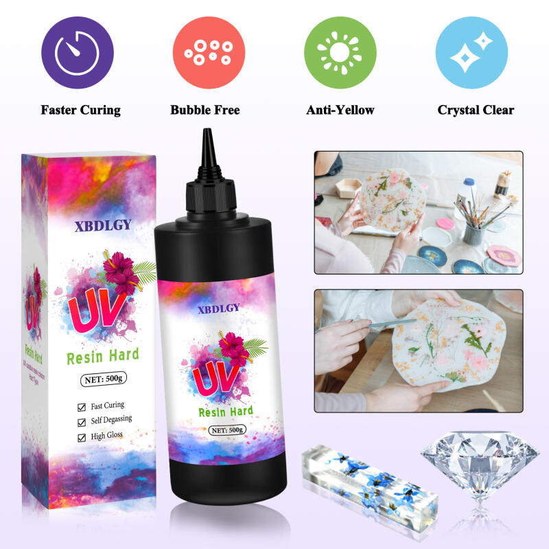 200g/250g/500g UV Resin Hard G - огляд і ціна Resin Art Light