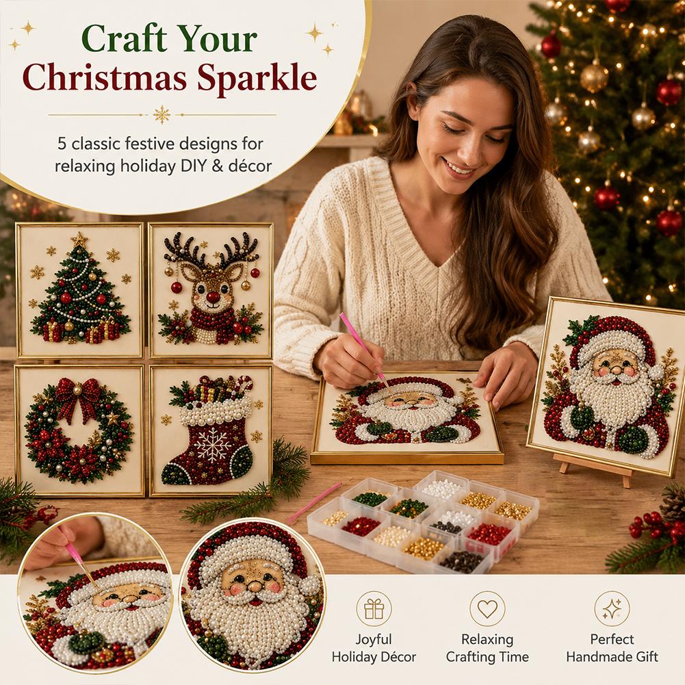 Christmas Santa Claus Pearl Ar - огляд і ціна Resin Art Kits