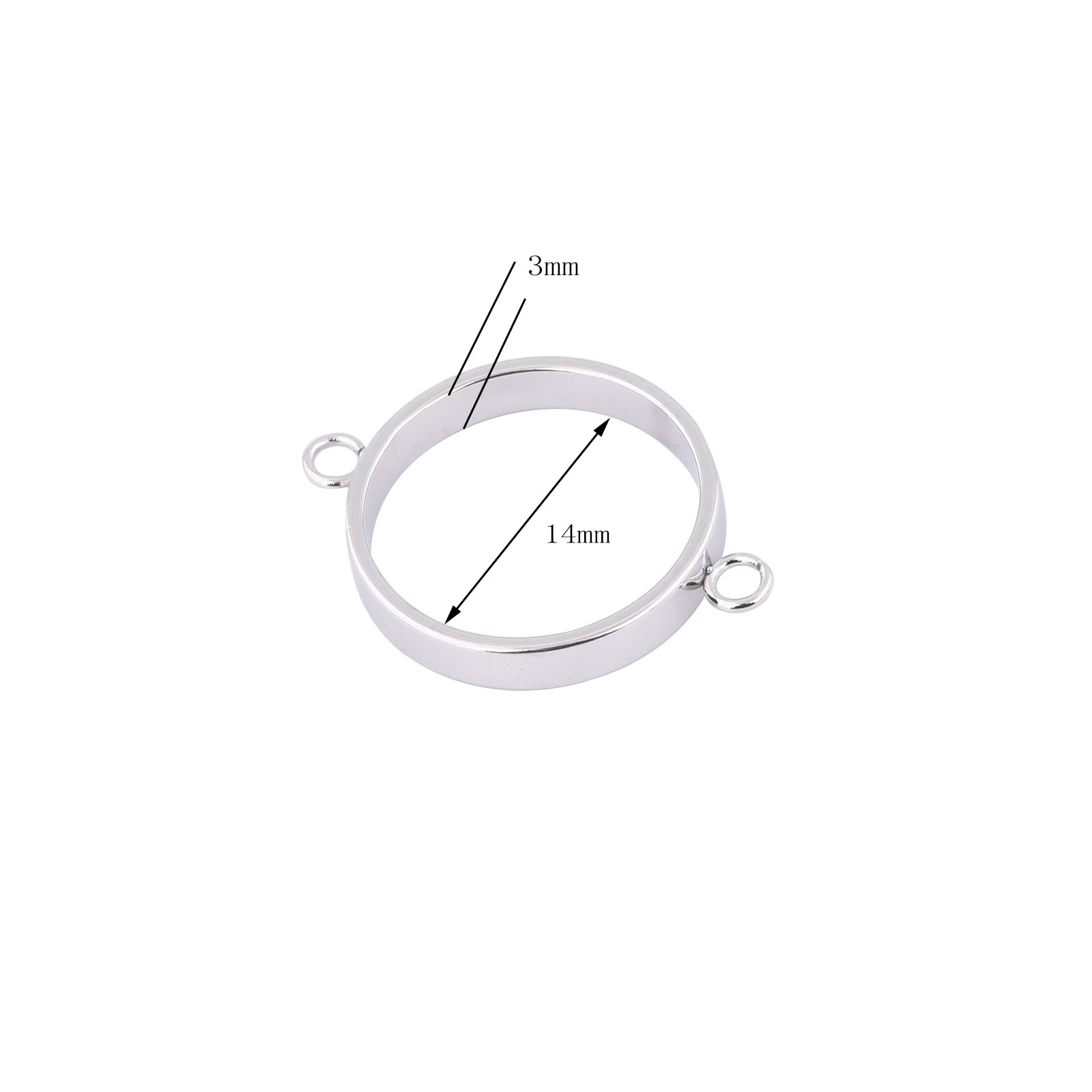 10pcs Stainless Steel 14mm Ope - огляд і ціна Resin Art Jewelry Kit