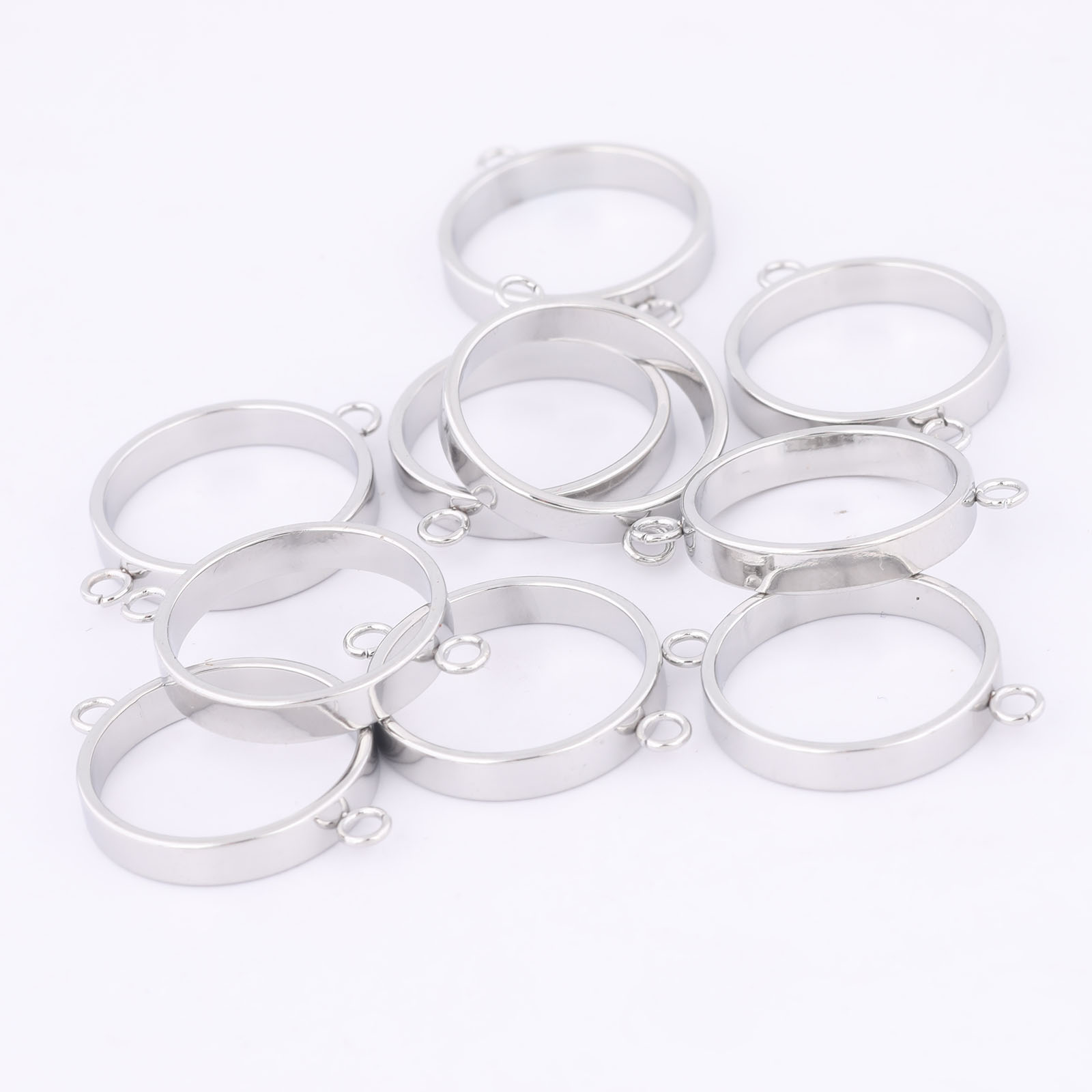 10pcs Stainless Steel 14mm Ope - огляд і ціна Resin Art Jewelry Kit