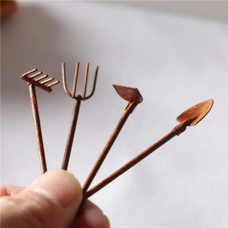 4Pcs/Pack Miniature Garden Too - огляд і ціна Resin Art Tree