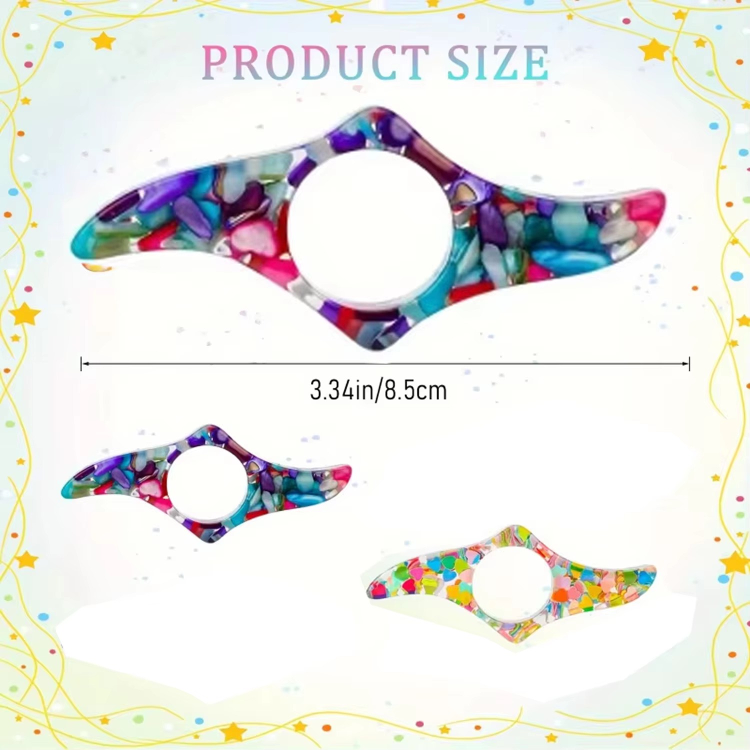 2Pcs Handmade Resin Thumb Page - огляд і ціна Resin Art Book