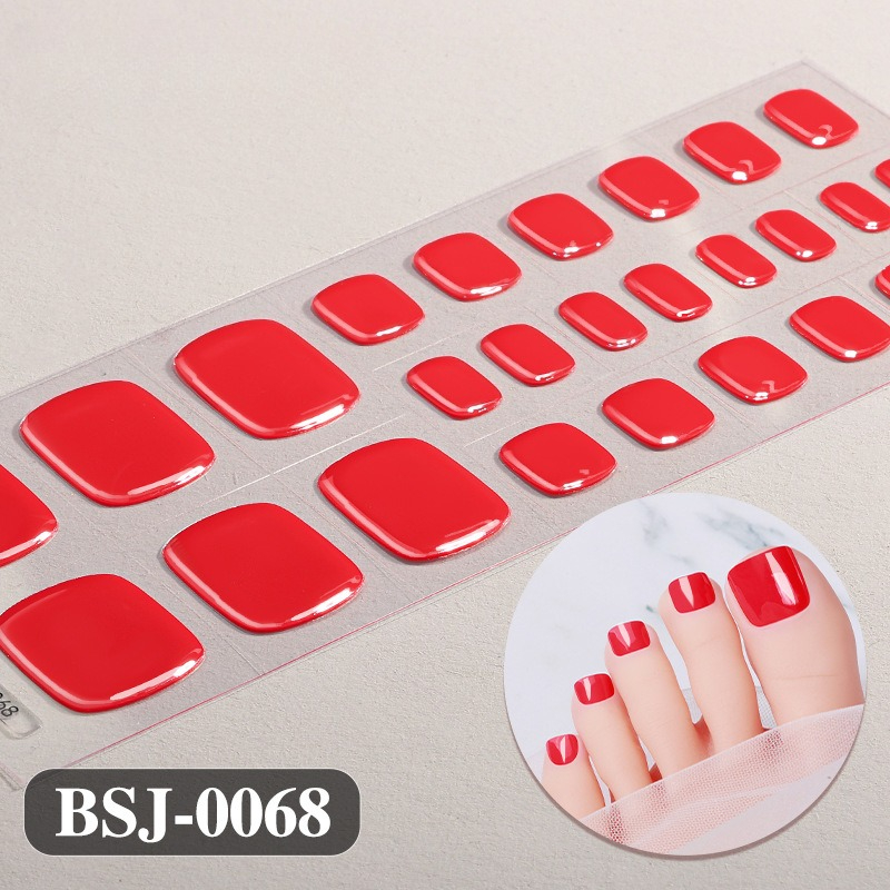 Pure Color Toe Gel Nail Sticke - огляд і ціна Uv Lamp Nail Resin