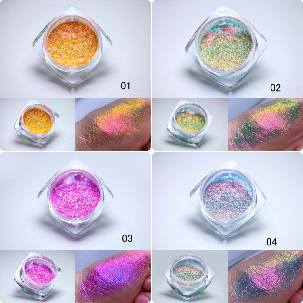 1/6Jars Holographic Chameleon  - огляд і ціна Pearl Powder Resin