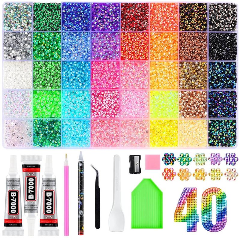 Rhinestone Resin Jelly 3MM 40  - огляд і ціна Resin Art Book