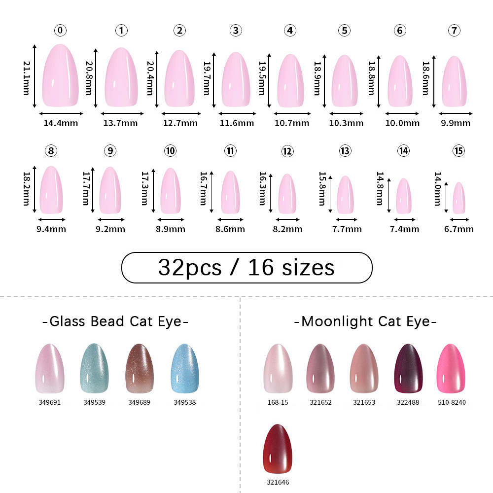 VITAGWX 32pcs Press on Nails A - огляд і ціна Resin Art And Deco