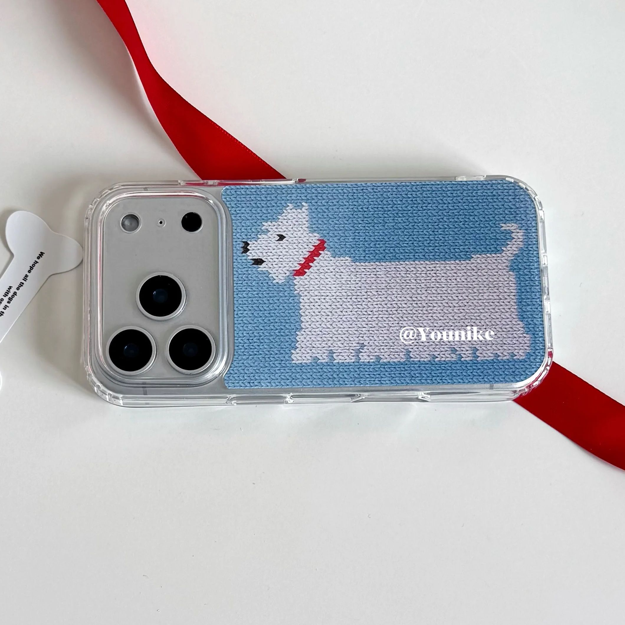 Korean Ins Knitted Printed Wes - огляд і ціна Resin Art Phone Case