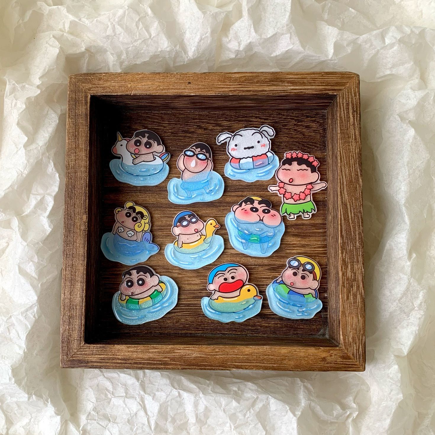 Crayon Shin-chan resin accesso - огляд і ціна Resin Art Phone Case