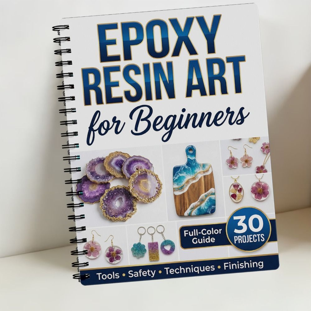 Step-by-Step Epoxy Resin Art H - огляд і ціна Resin Art Book