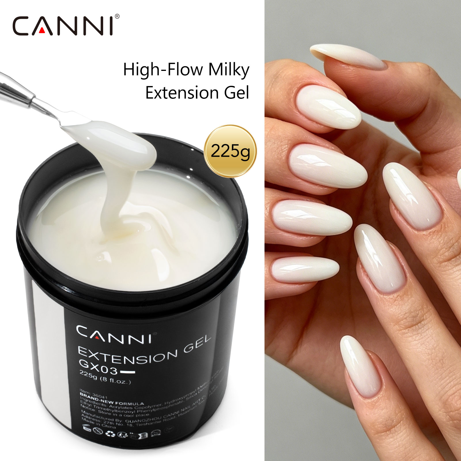 CANNI 225g Refillment Camoufla - огляд і ціна Uv Lamp Nail Resin