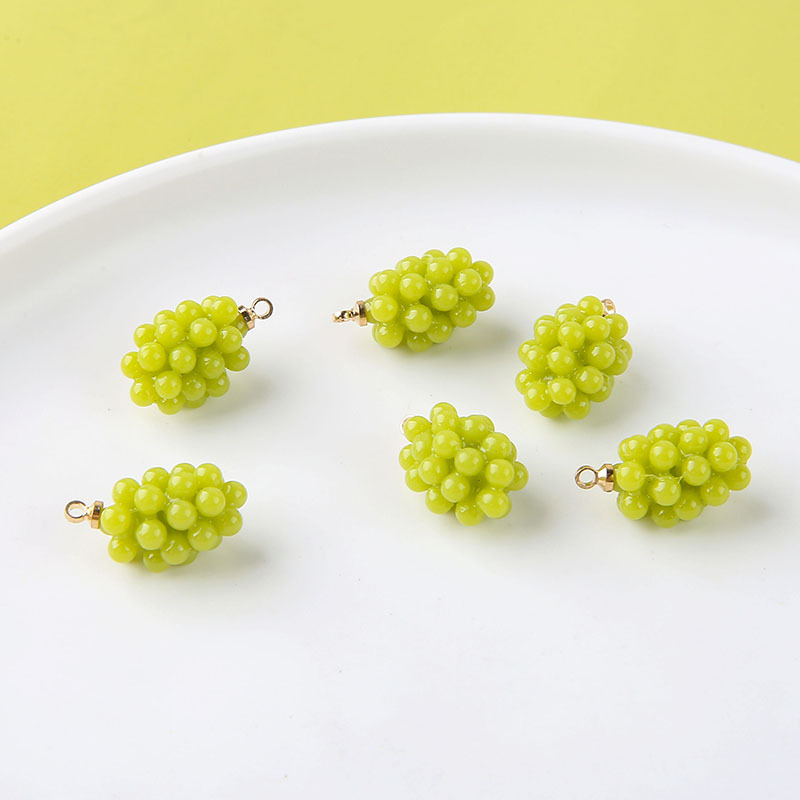 6pcs Cute Little Grapes Resin  - огляд і ціна Resin Art Jewelry Kit