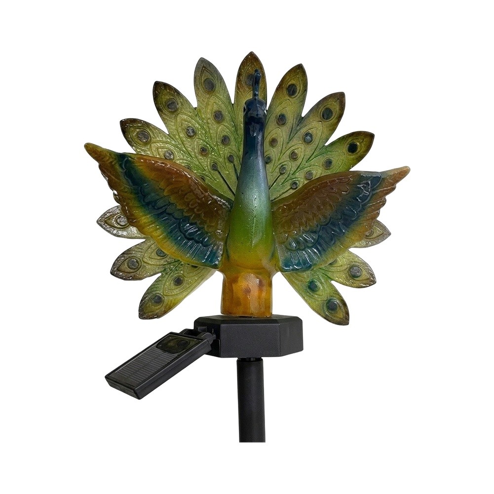Resin Solar Peacock Garden Art - огляд і ціна Resin Art Light