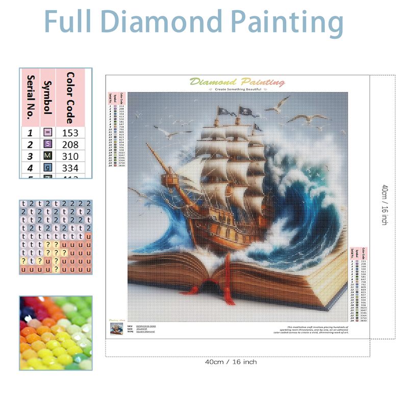 SDOYUNO Diy Diamond Mosaic Boo - огляд і ціна Resin Art Book