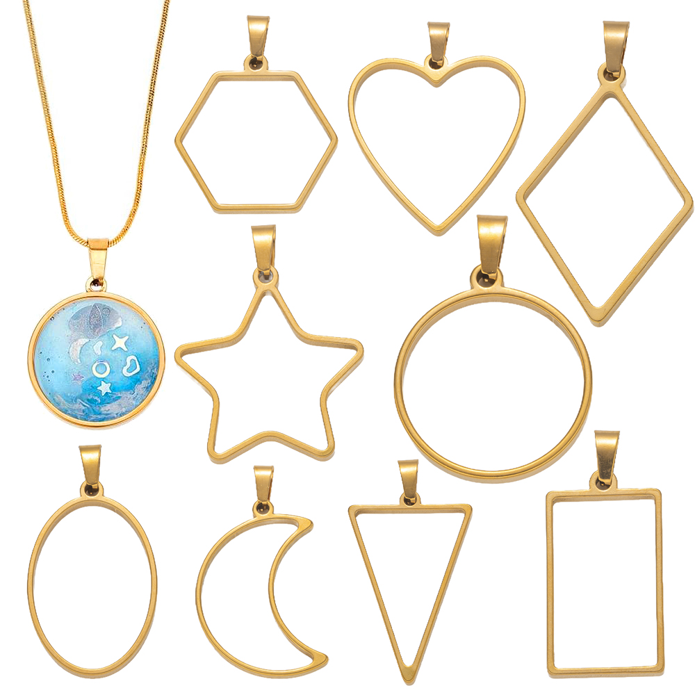 5pcs Stainless Steel Open Back - огляд і ціна Resin Art Jewelry Kit