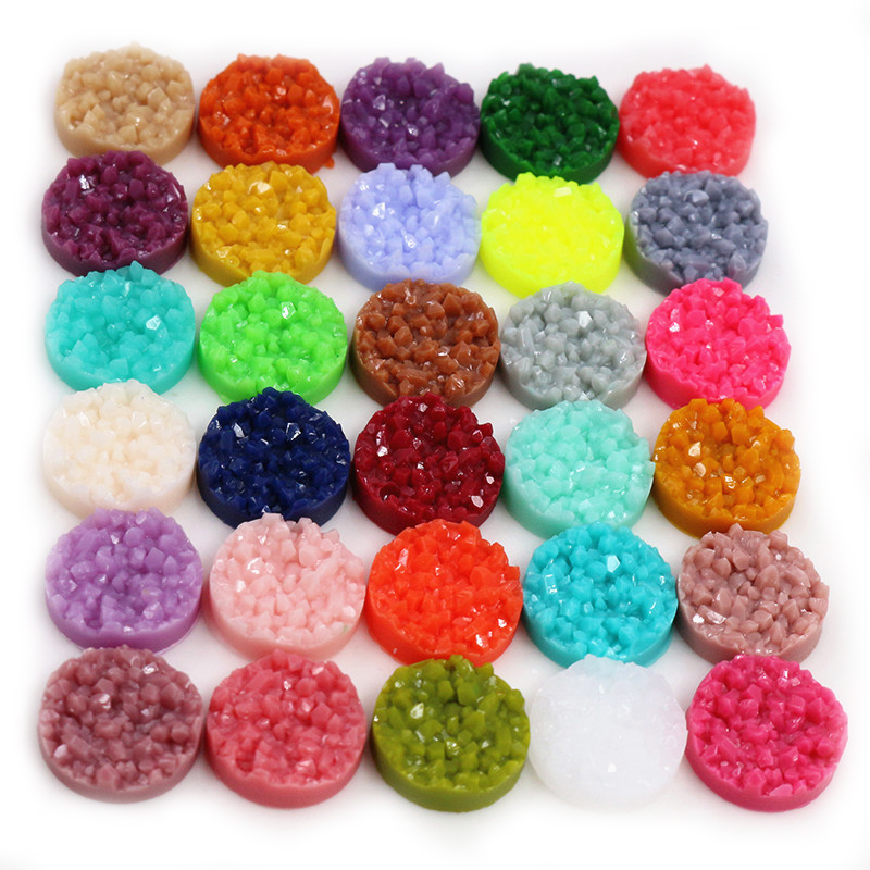 40pcs Resin Druzy Cabochons Do - огляд і ціна Resin Art Jewelry Kit