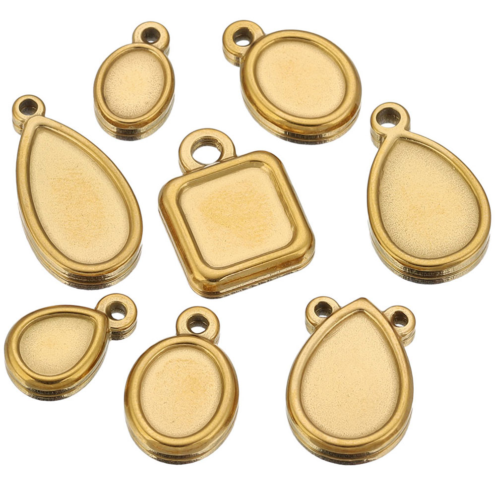 5pcs Stainless Steel Square Dr - огляд і ціна Resin Art Jewelry Kit