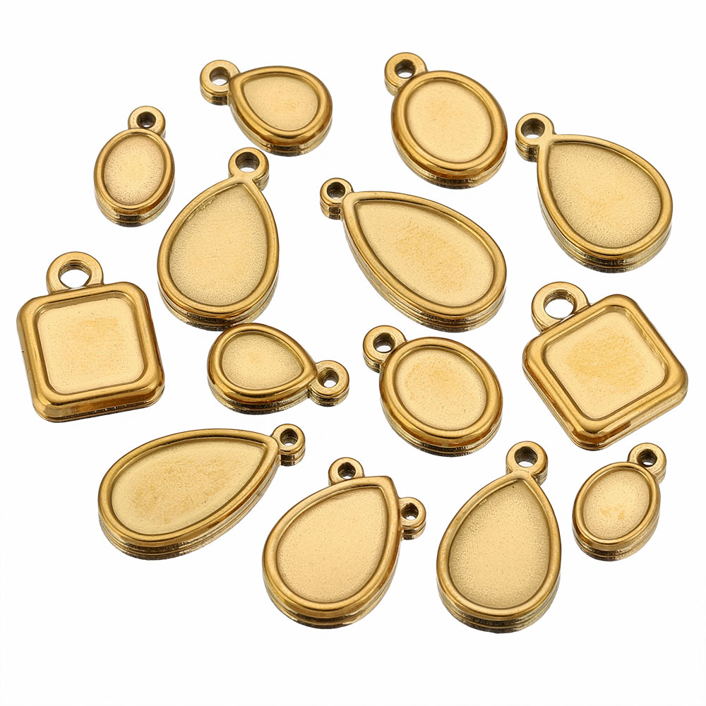 5pcs Stainless Steel Square Dr - огляд і ціна Resin Art Jewelry Kit