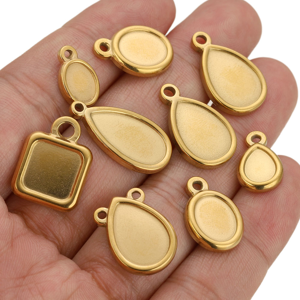 5pcs Stainless Steel Square Dr - огляд і ціна Resin Art Jewelry Kit