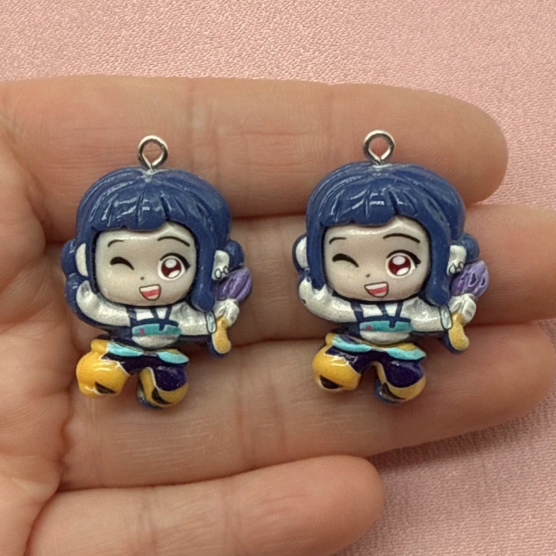 10pcs resin cartoon pendant, D - огляд і ціна Resin Art Jewelry Kit