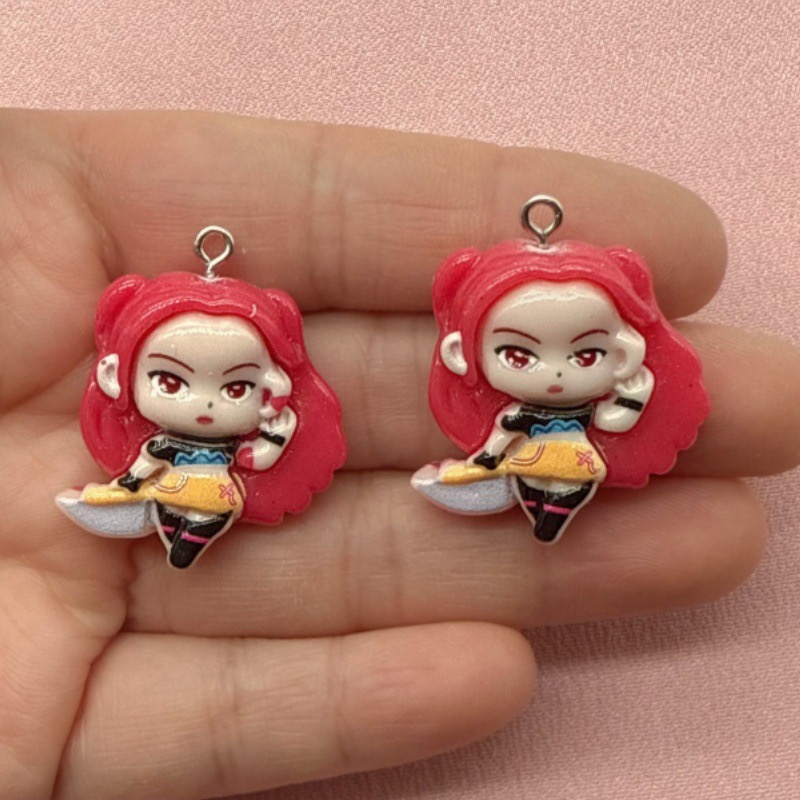 10pcs resin cartoon pendant, D - огляд і ціна Resin Art Jewelry Kit