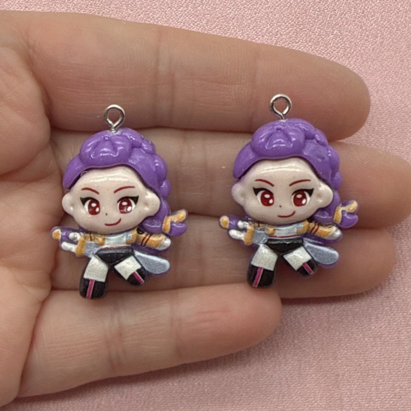 10pcs resin cartoon pendant, D - огляд і ціна Resin Art Jewelry Kit