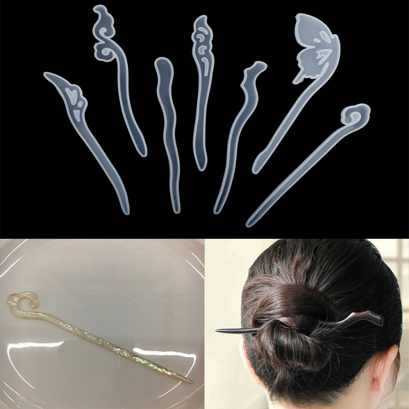1Pcs Hairpin Hair Stick Silico - огляд і ціна Resin Art Glue