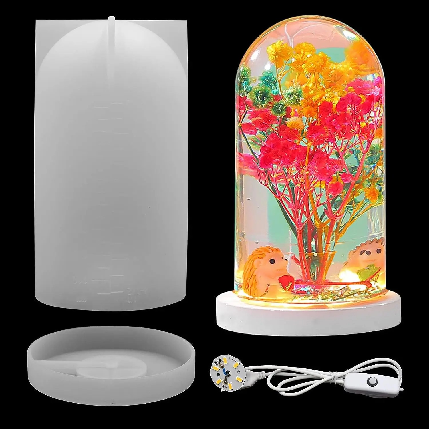DIY Crystal Epoxy Resin Mold L - огляд і ціна Resin Art Light