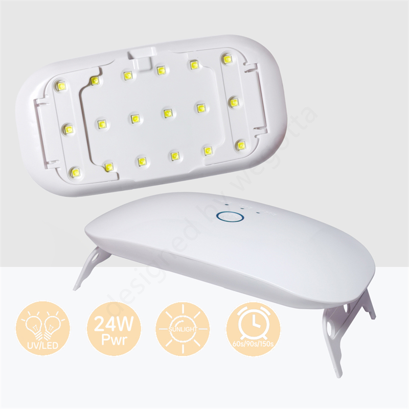 24W USB Rechargeable UV LED La - огляд і ціна Uv Lamp Nail Resin