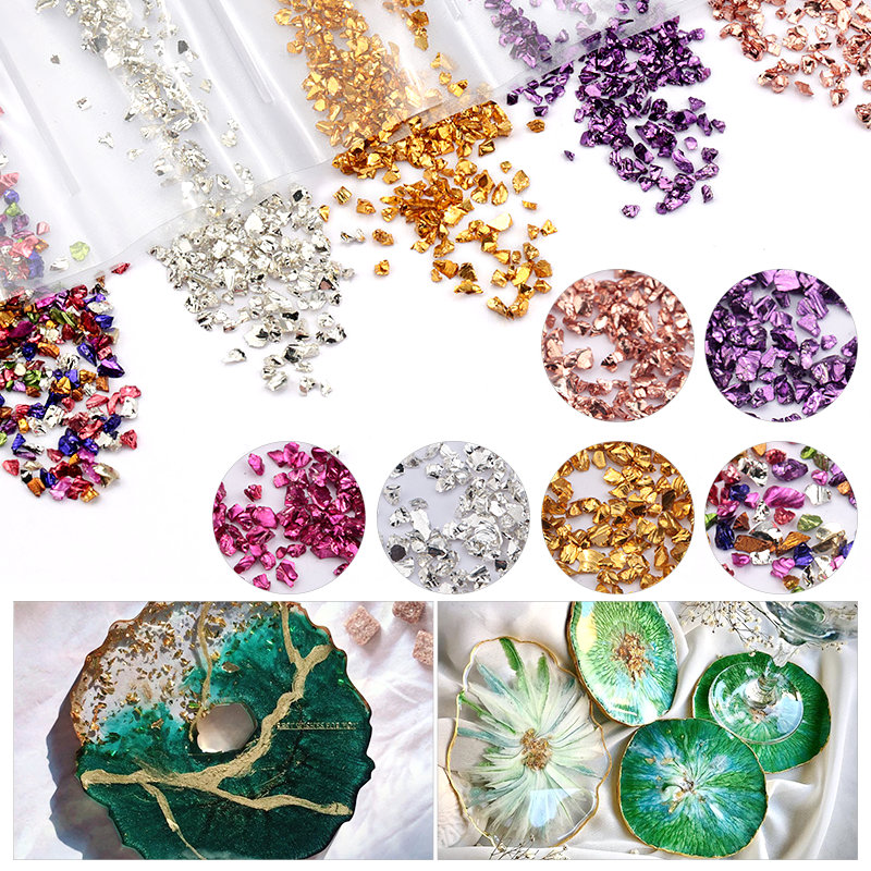Epoxy Resin Colorful Metallic  - огляд і ціна Resin Art Stone