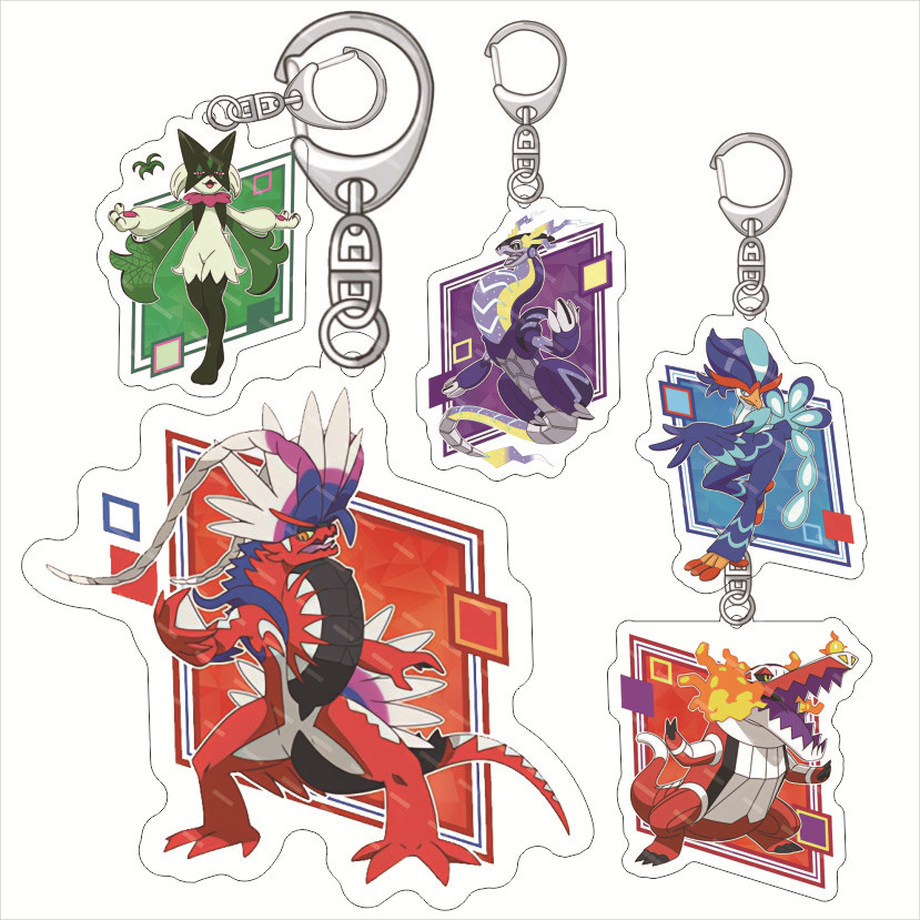 Pokémon Miraidon Koraidon Acry - огляд і ціна Resin Art Keychain