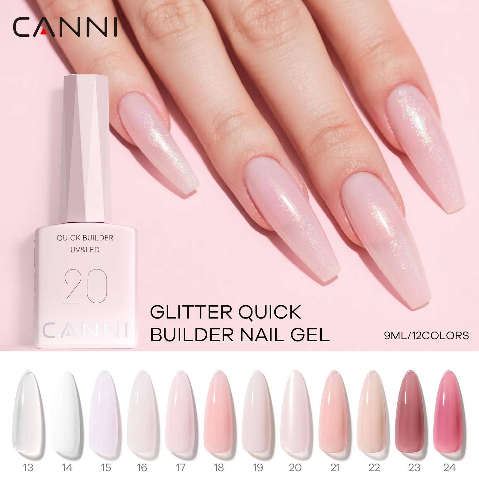 CANNI UV Construction Gel Fast - огляд і ціна Uv Lamp Nail Resin