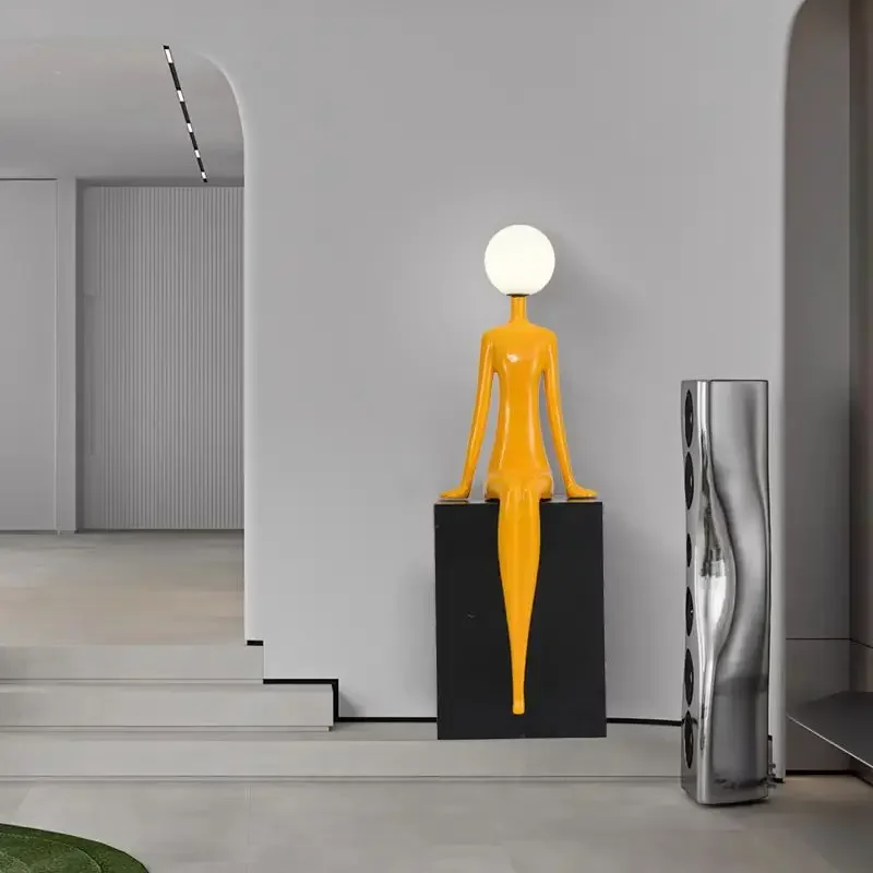 Creative Humanoid Art Sculptur - огляд і ціна Resin Art Floor Design