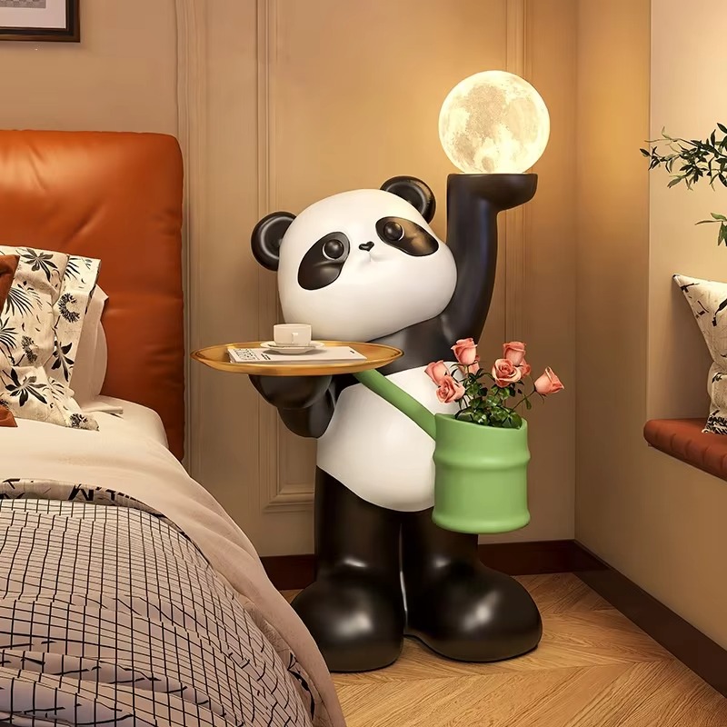 Creative Large Resin Panda Scu - огляд і ціна Resin Art Floor Design