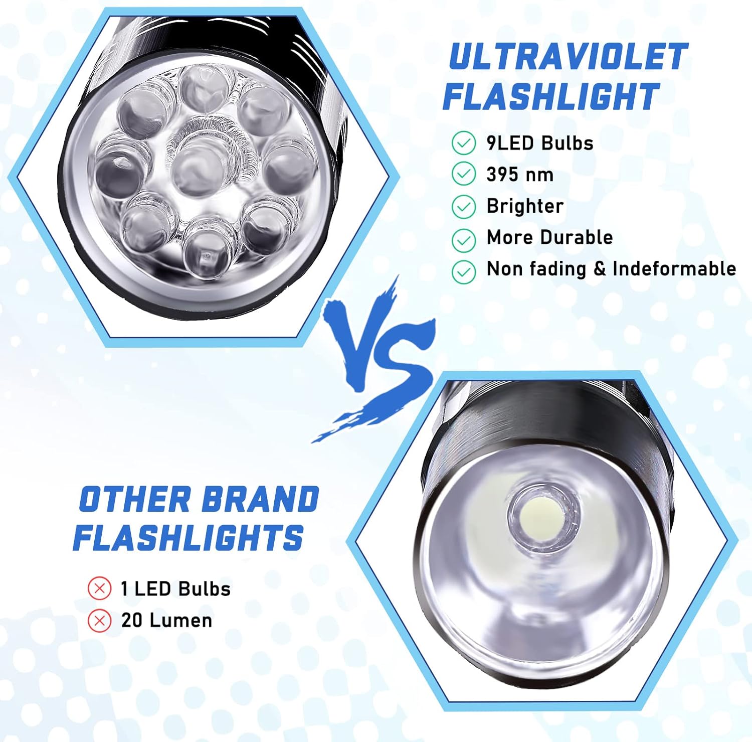 9LED Flashlight  UV Resin Curi - огляд і ціна Resin Art Light