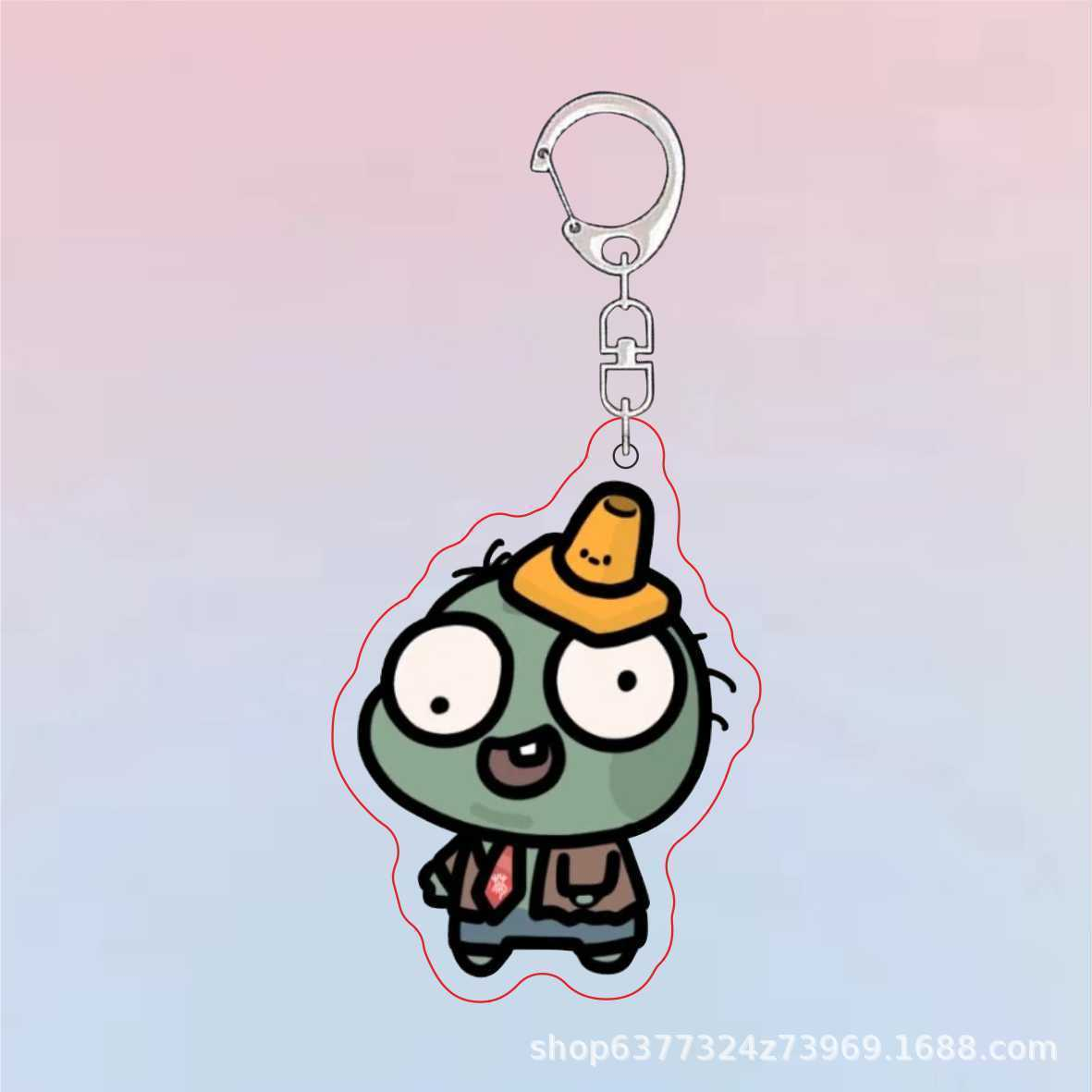 Plants Vs Zombies Acrylic Cute - огляд і ціна Resin Art Keychain