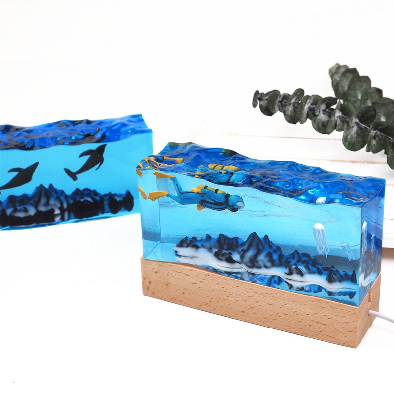 DIY Resin Craft Light Underwat - огляд і ціна Resin Art Light